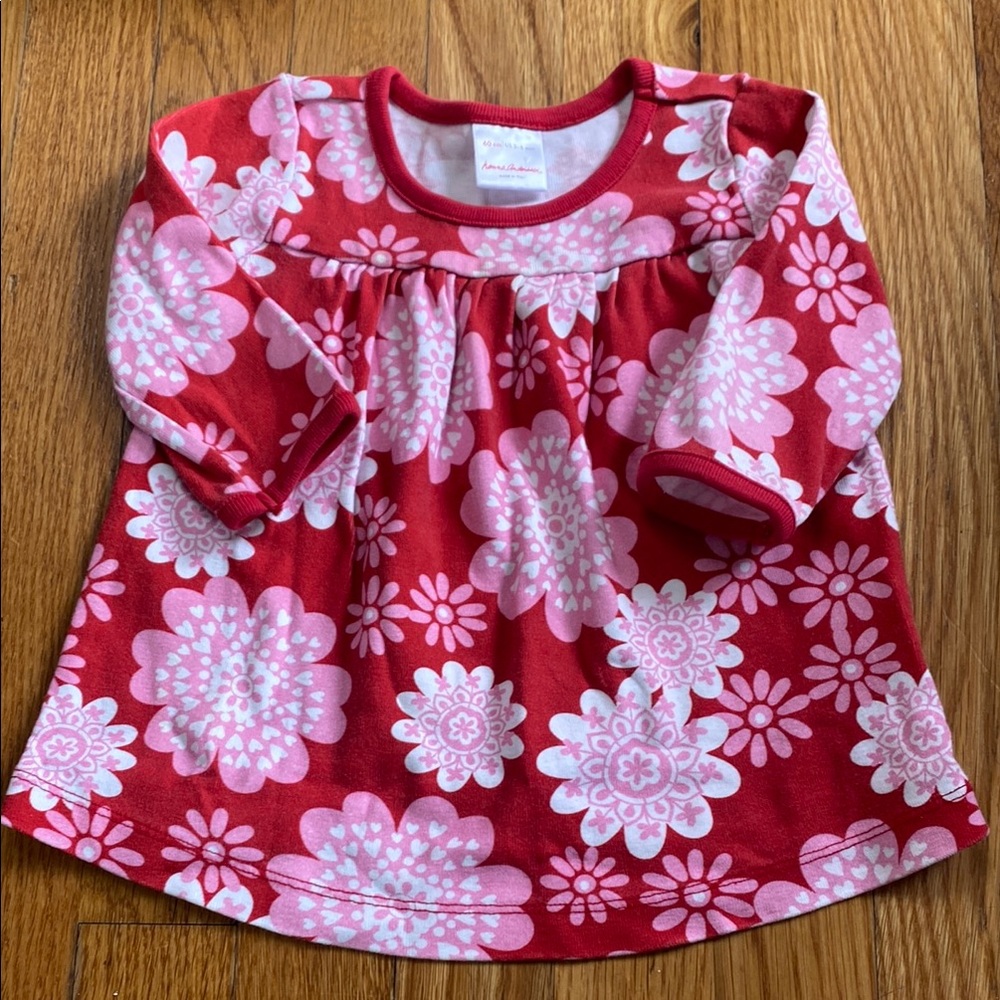 Hanna Andersson Floral Red Dress